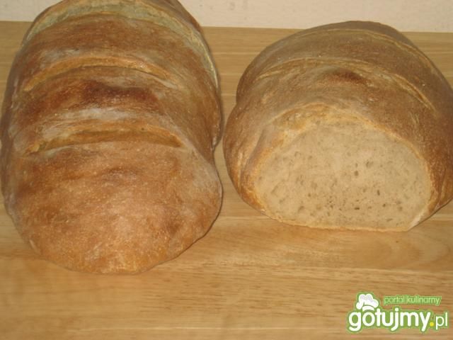 Prosty,pszenno-zytni chleb na zakwasie