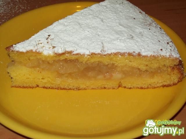 Prosty torcik jabłkowy