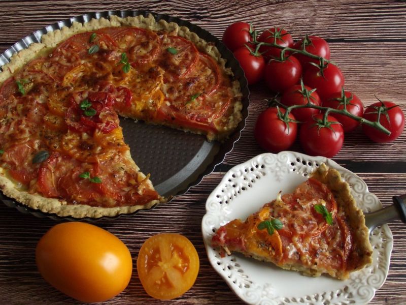 Prowansalska tarta z pomidorami