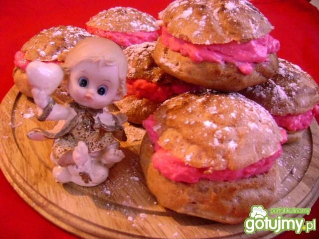 (Przed)Walentynkowe ptysie 