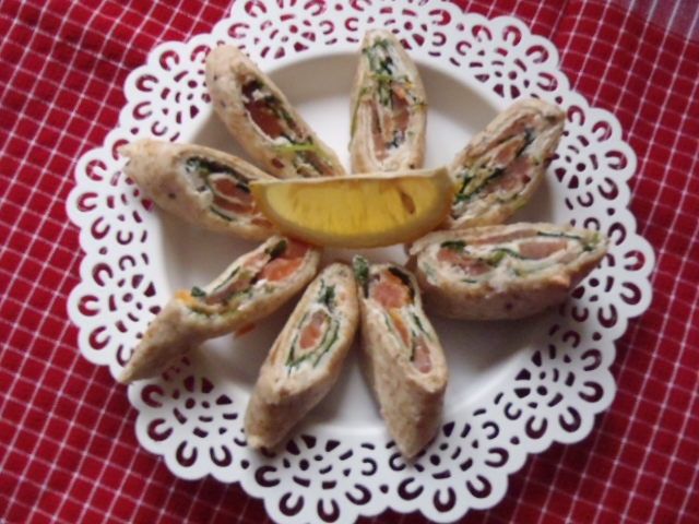 Przekąseczki z łososiem Przekąseczki z łososiem