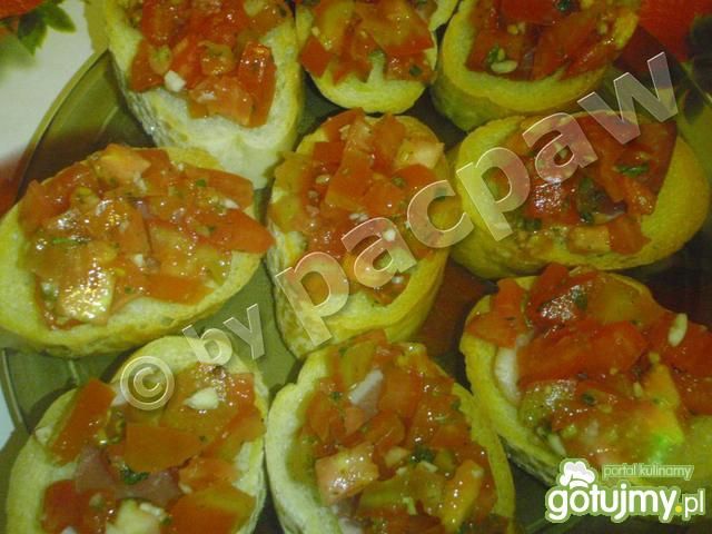 Przekąska a'la bruschetta  Przekąska a'la bruschetta