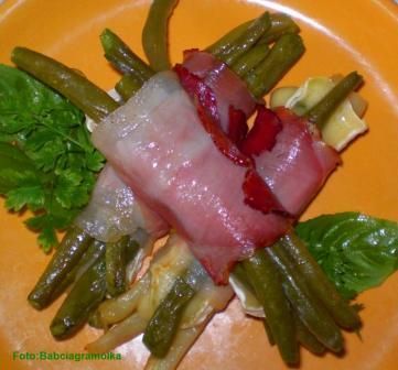 Przekąska z fasolki szparagowej :