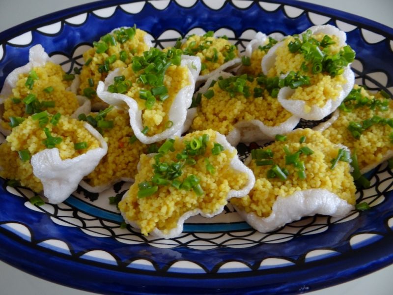 Przekąska z kaszą kuskus Przekąska z kaszą kuskus