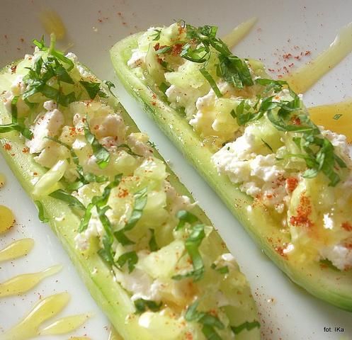 Przekąska z ogórka świeżego 