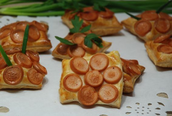 Przekąska z parówkami Przekąska z parówkami