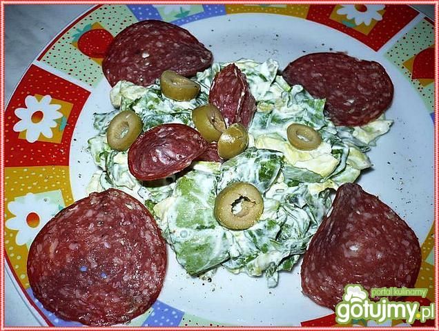 Przekąska z salami Przekąska z salami