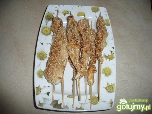 przekąska z sezamem