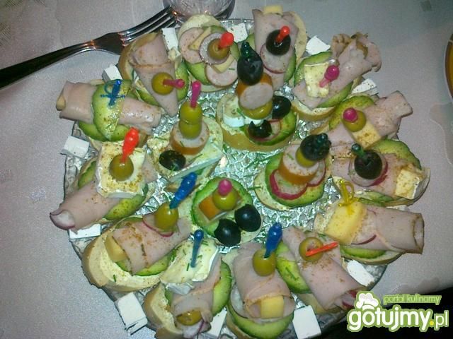 Przekąski na bagietce wg Kasnajki