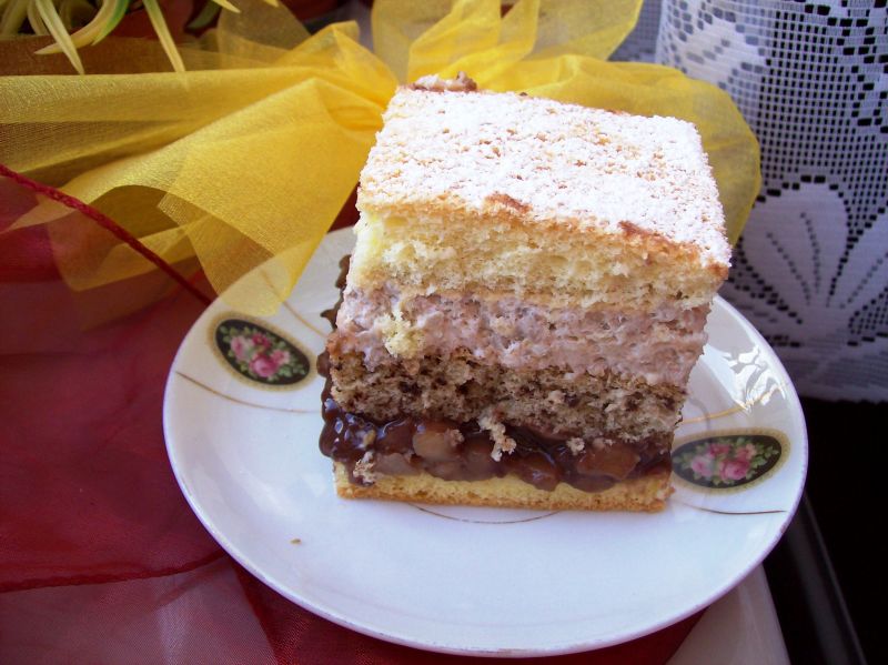 Przekładaniec jabłkowo- bananowy  Przekładaniec jabłkowo- bananowy