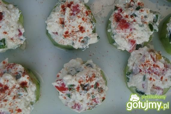 Przepis na faszerowane ogórki Przepis na faszerowane ogórki