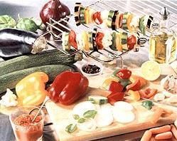 Przepis na szaszłyki warzywne Przepis na szaszłyki warzywne