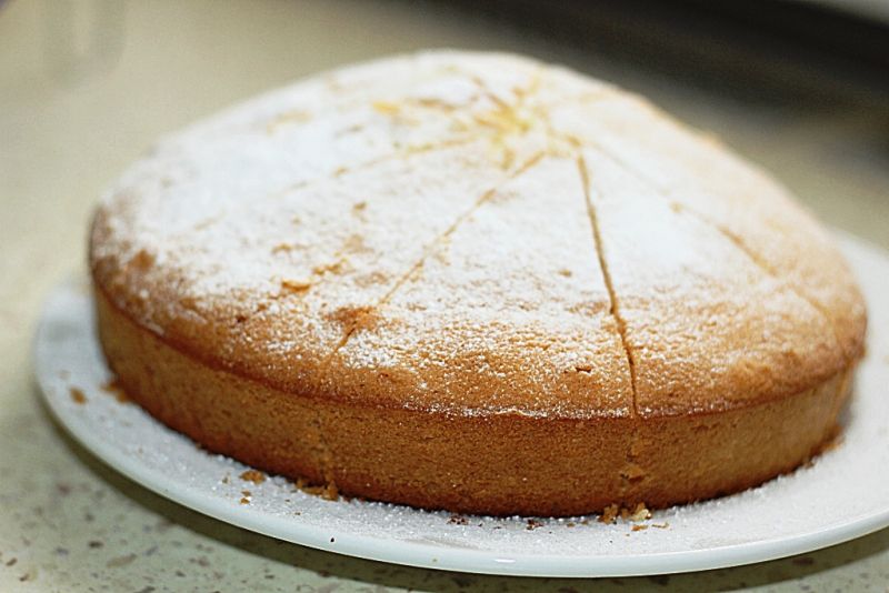 Przepyszna babka cytrynowo bananowa