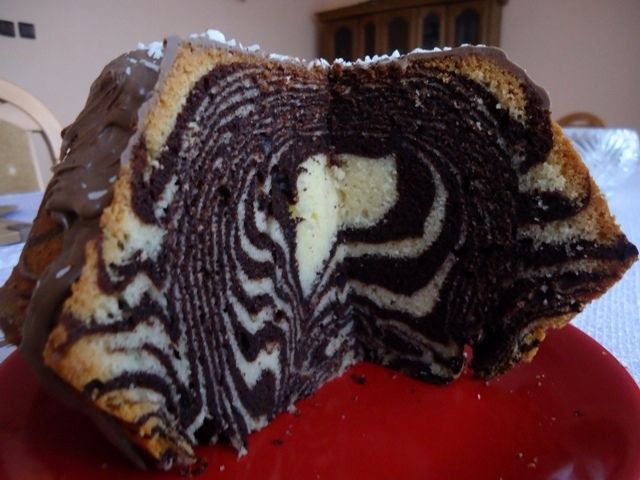 Przepyszna babka zebra