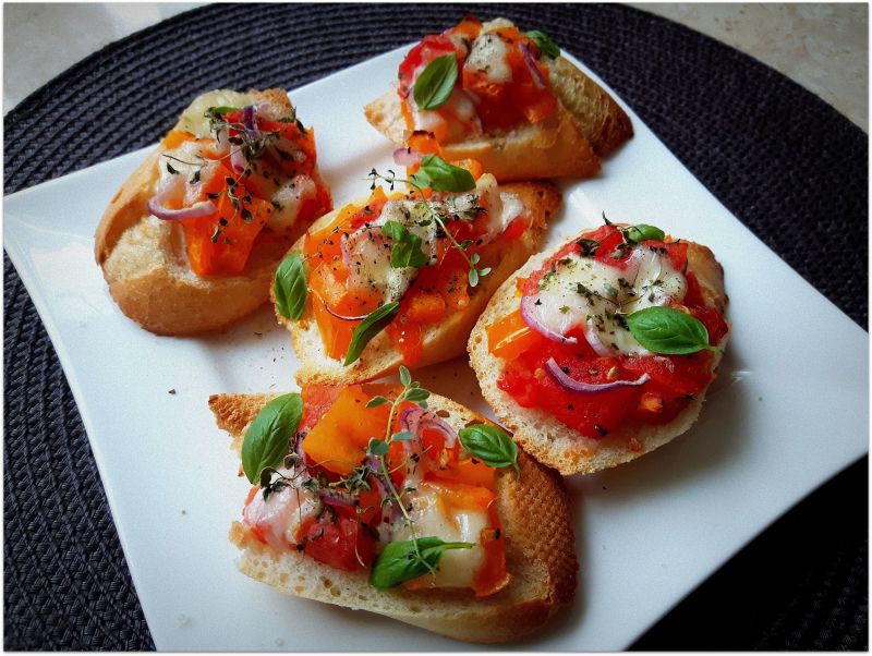 Przepyszna bruschetta