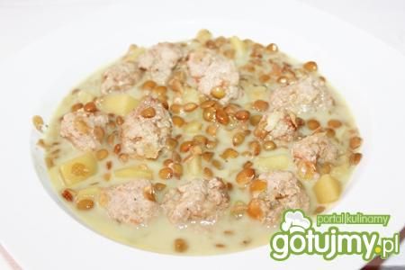 Przepyszna zupa z soczewicy  zielonej   Przepyszna zupa z soczewicy  zielonej