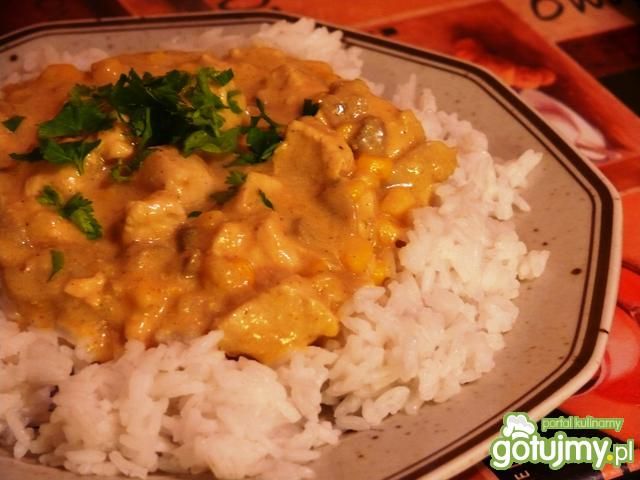 Przepyszny kurczak curry Przepyszny kurczak curry