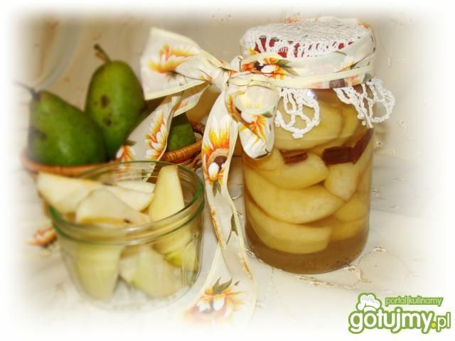 Przetwory i nalewki z gruszek Przetwory i nalewki z gruszek