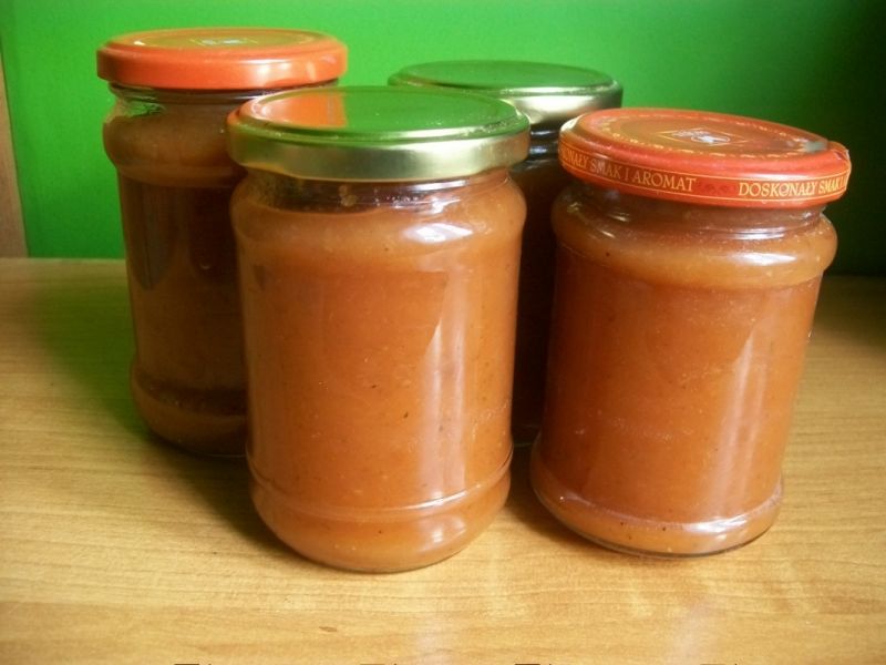 Przetwory - keczup z cukinii