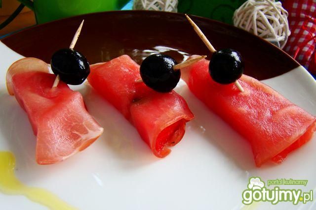 Przystawka z carpaccio wieprzowego 