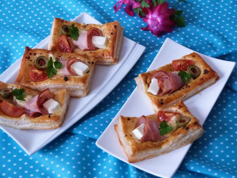 Przystawka z ciasta francuskiego