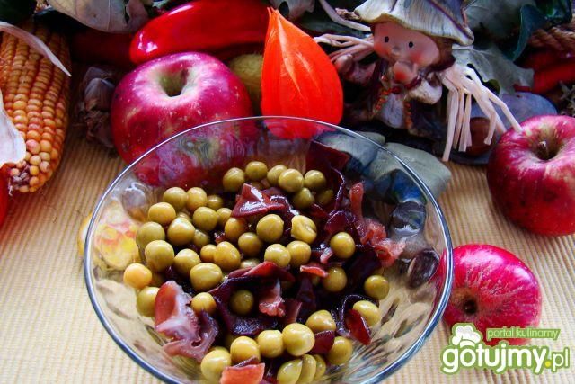 Przystawka z groszku i grzybów mun Przystawka z groszku i grzybów mun