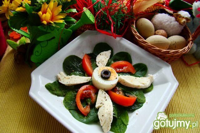 Przystawka z mozzarelli i pomidora 