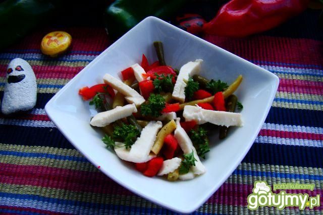 Przystawka z mozzarelli i szparagówki 