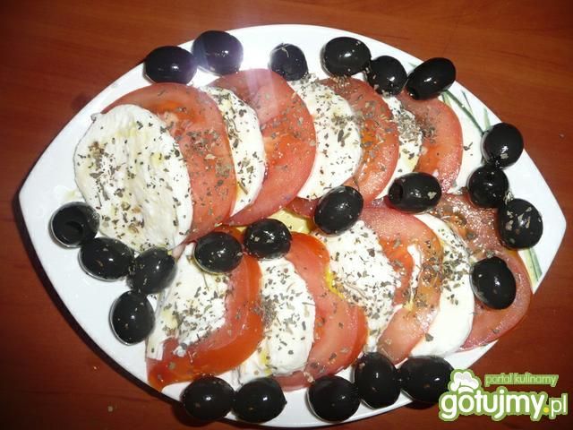 przystawka z pomidorów i mozzarelli anny przystawka z pomidorów i mozzarelli anny