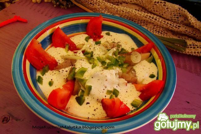 Przystawka z śledzia w sosie chrzanowym 