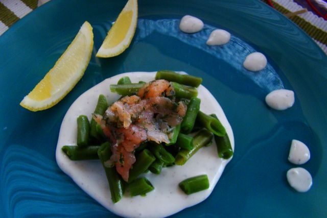 Przystawka z wędzonego łososia 