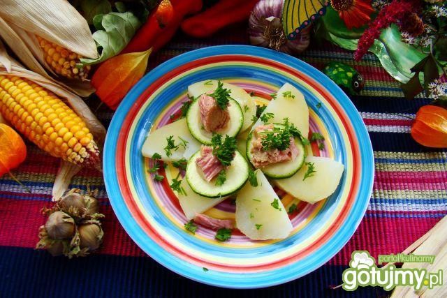 Przystawka z ziemniaków i tuńczyka 