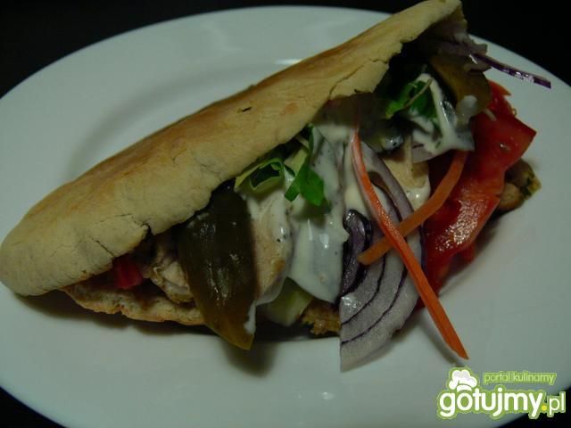 Pseudo kebab z kurczakiem Pseudo kebab z kurczakiem