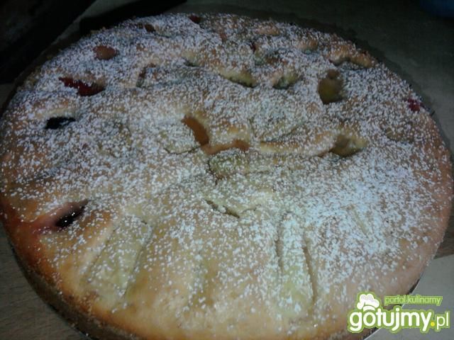 Pseudo - torcik śliwkowo - jabłkowy Pseudo - torcik śliwkowo - jabłkowy