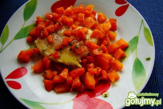 Pstrąg na słodko -kwaśno 