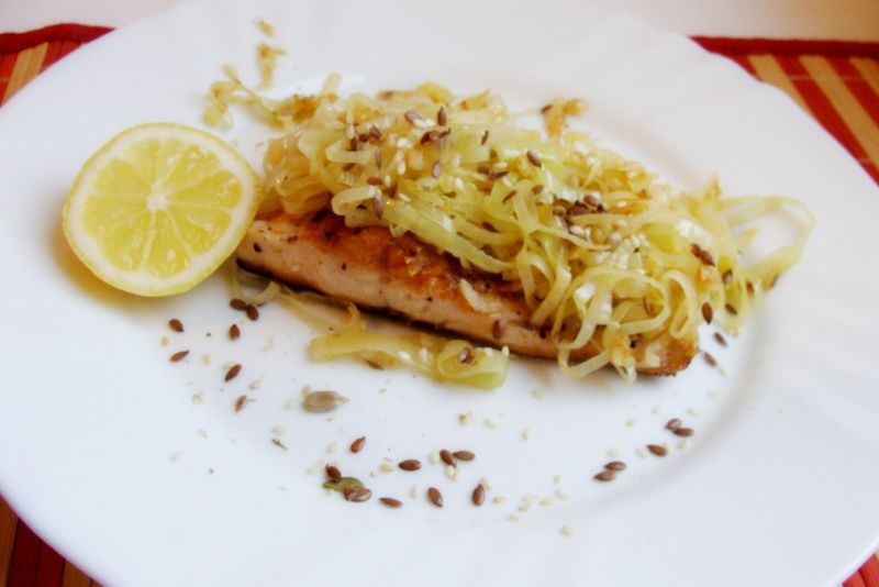 Pstrąg tęczowy w porach