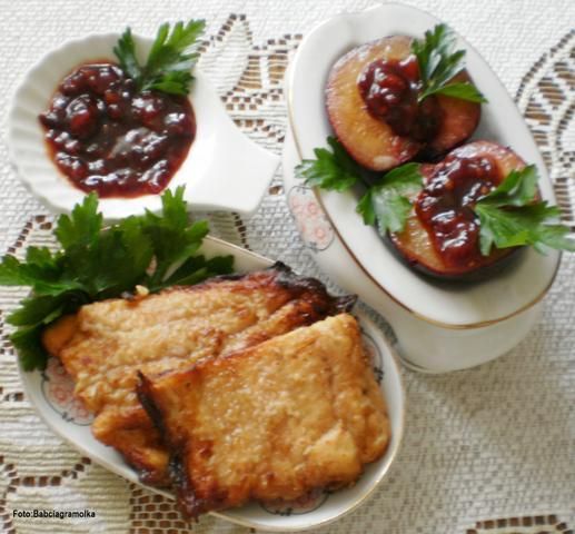 Pstrąg w marynacie śliwkowej: