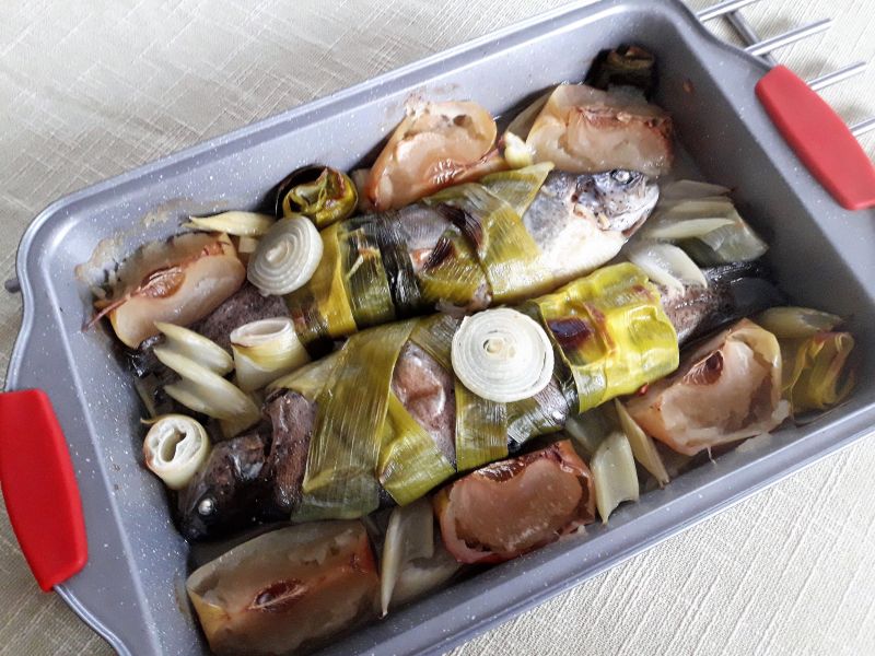 Pstrąg w zielonym płaszczu z pora