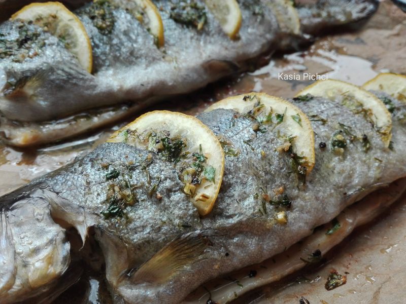 Pstrąg z piekarnika