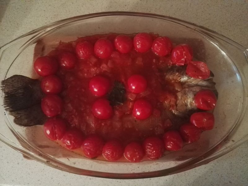 Pstrągi podwójnie pomidorowe Pstrągi podwójnie pomidorowe