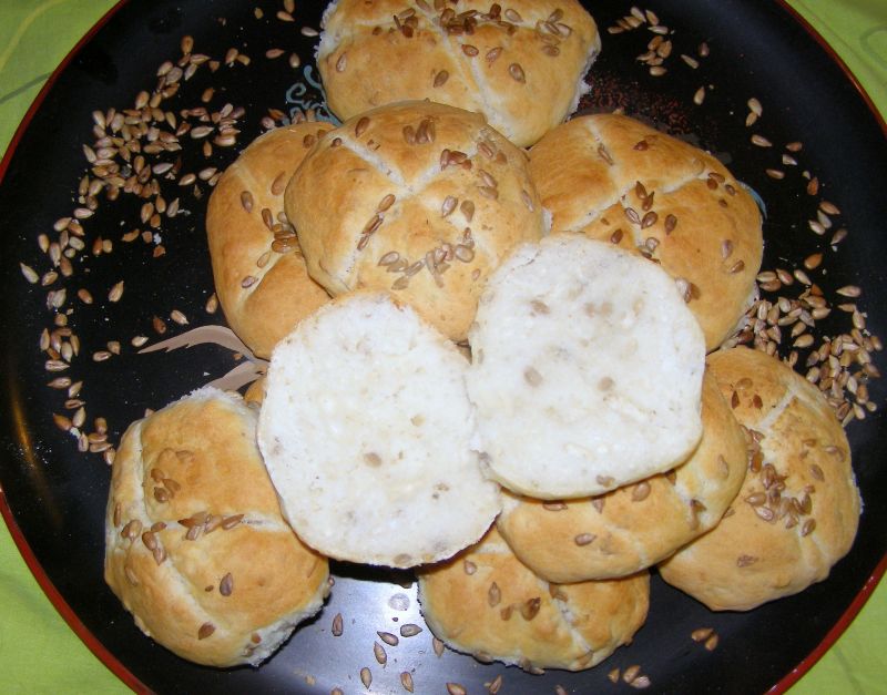 Pszenne bułki ze słonecznikiem