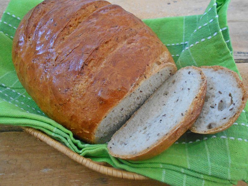 Pszenny chleb z błonnikiem