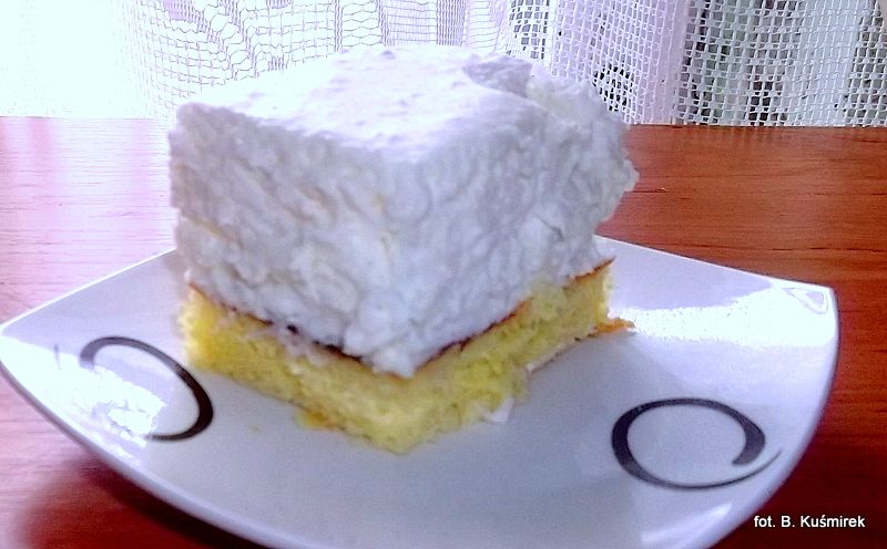 Ptasie mleczko na biszkopcie  Ptasie mleczko na biszkopcie