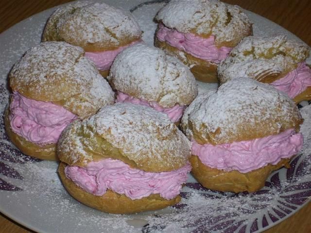 Ptysie z ciasta karpatkowego Ptysie z ciasta karpatkowego