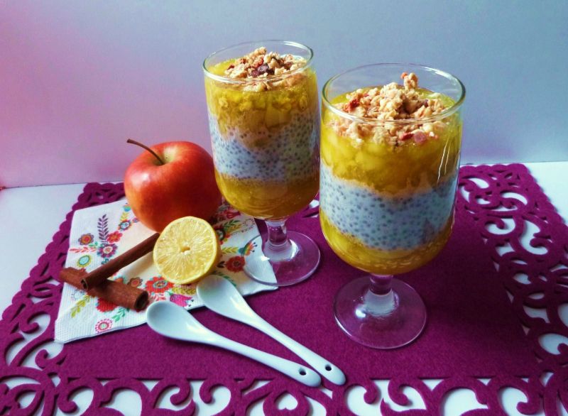 Pudding bananowy z nasionami chia Pudding bananowy z nasionami chia