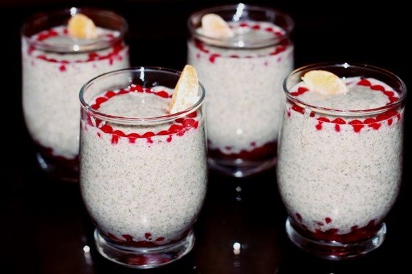 Pudding chia  z mlekiem ryżowym 