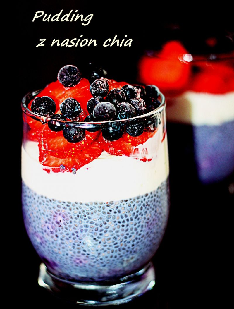 Pudding z nasion chia.