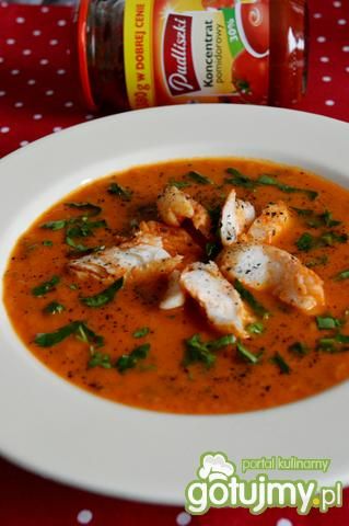 Pudliszkowa pomidorowa z dorszem Pudliszkowa pomidorowa z dorszem