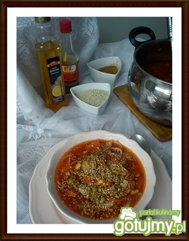 Pudliszkowa z mięsem na orientalnie Pudliszkowa z mięsem na orientalnie