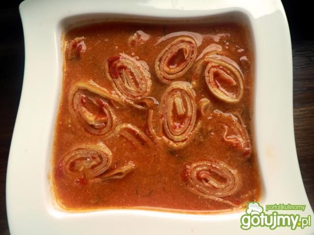 Pudliszkowa z roladkami naleśnikowymi Pudliszkowa z roladkami naleśnikowymi